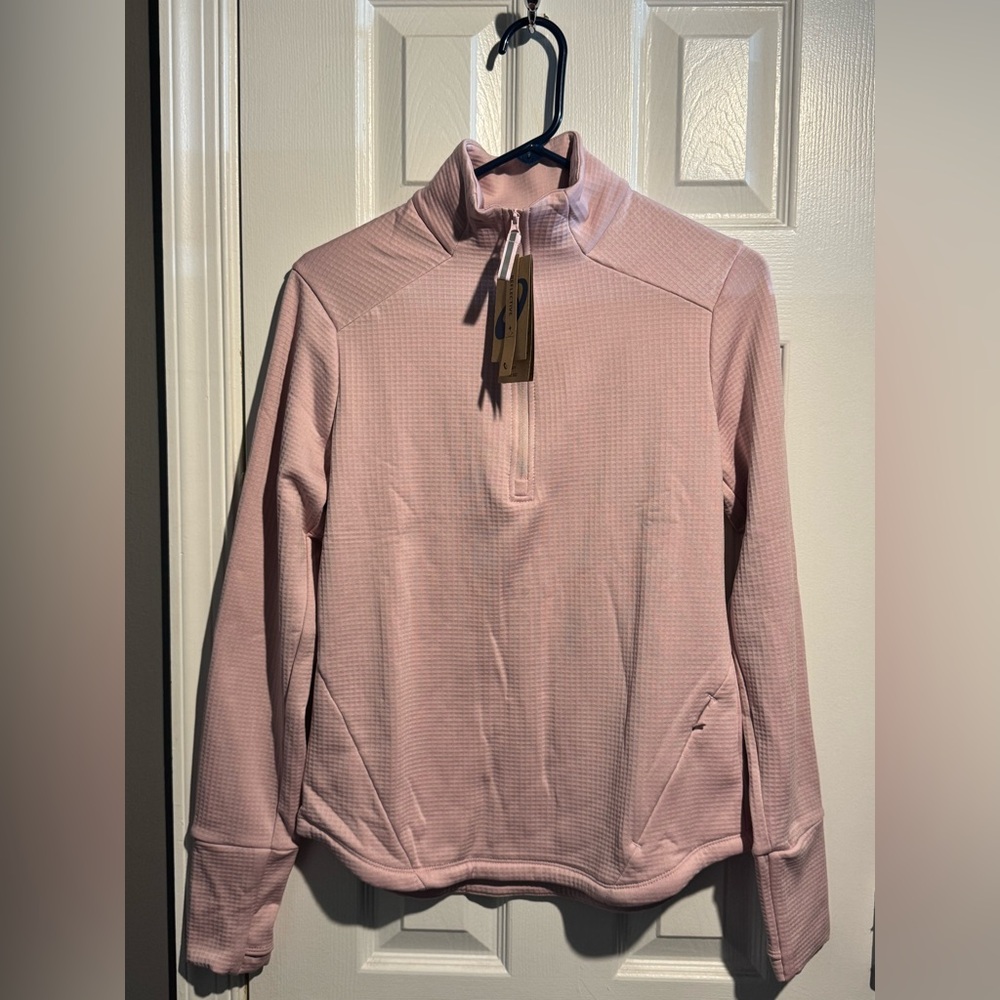 ***SOLD*** Asics Light Pink Zip-Up Sweater